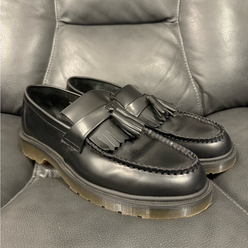 Doc Martens Adrian Black Tassel Loafers